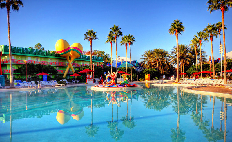 Calypso pool at the All-Star Music resort.